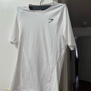 Gymshark White Short Sleeve Tee